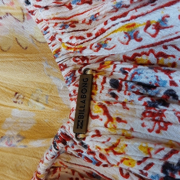 Sea Bound Floral Halter Beach Romper Billabong Juniors S Small Shirt Shorts - Picture 2 of 8